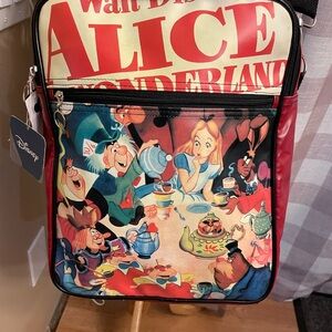 Disney Red and Multicolor Alice Flight Bag
